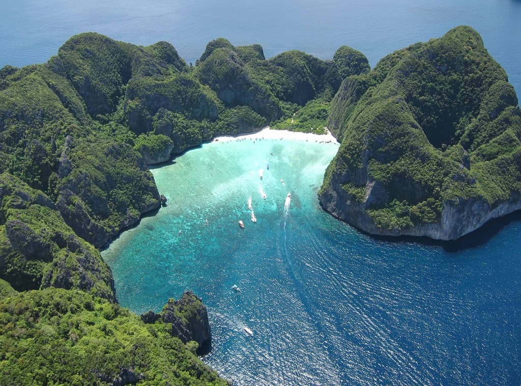 Schimbarea prefixului în paradisul din Maya Bay